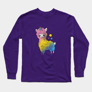 unicorn llama shirt, womens tshirt,unicorn,llama,pastel unicorn,vintage,pastel llama,unicorn lover,llama lover,kawaii unicorn,kawaii llama Long Sleeve T-Shirt